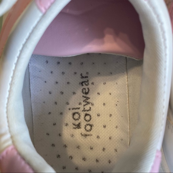 Koi Footwear Kawaii Platform Trainers sneakers pink and white - Picture 8 of 9